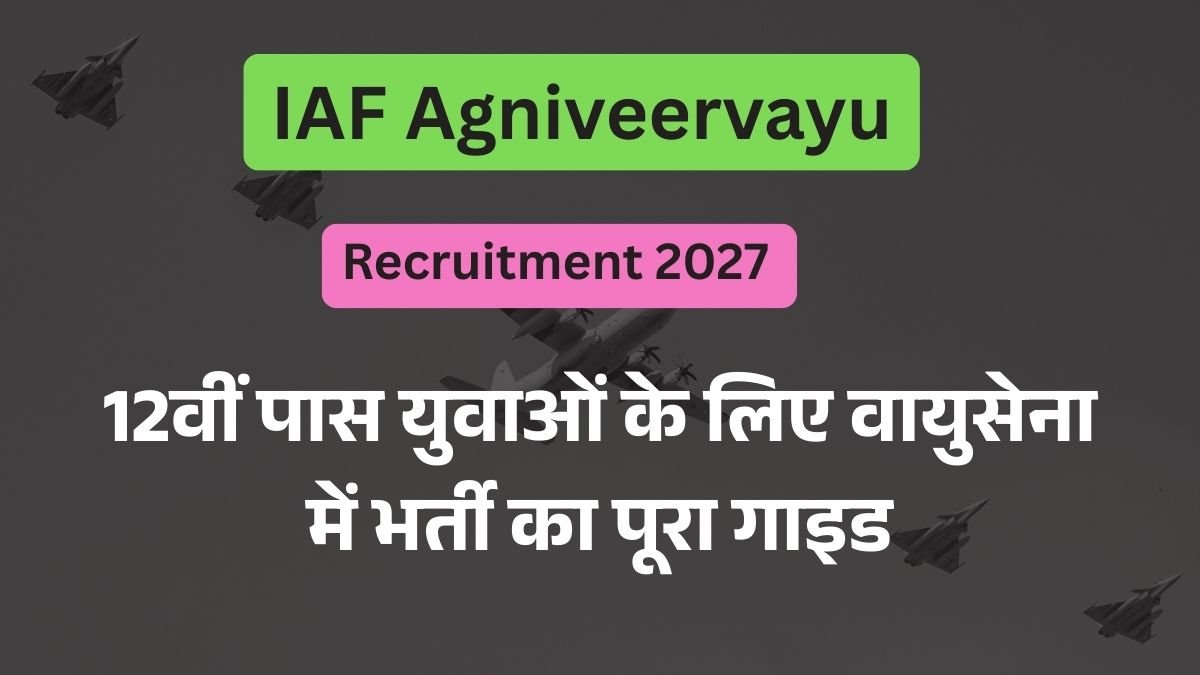 IAF Agniveervayu Recruitment 2027